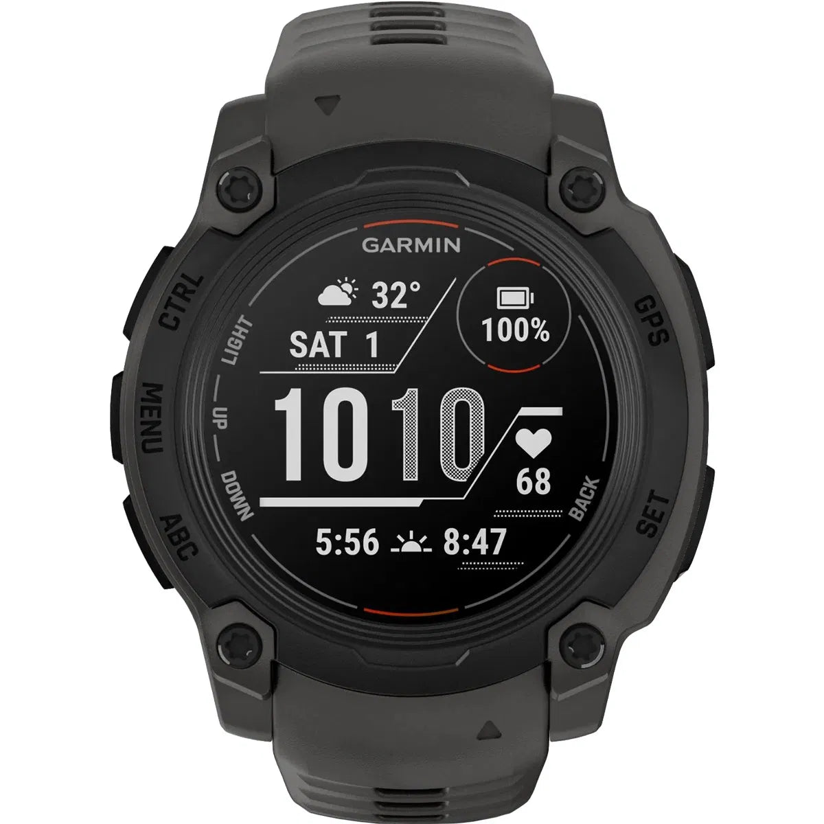INSTINCT E - (40MM) BLACK, CHARCOAL BAND