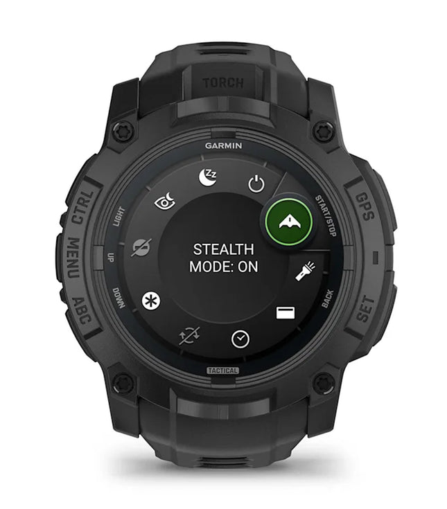 INSTINCT 3 AMOLED - TACTICAL , BLACK 50MM