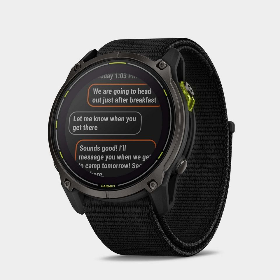 ENDURO 3 , CARBON GREY / BLACK LOOP BAND