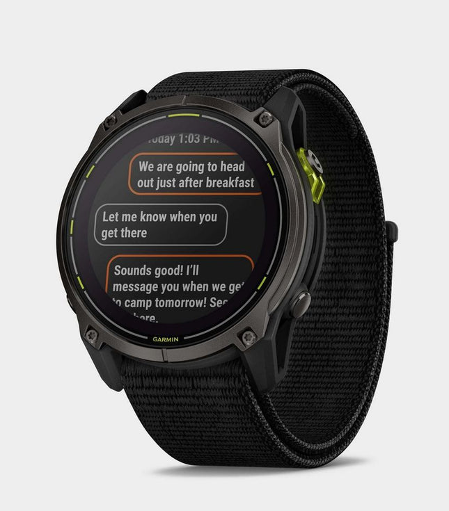 ENDURO 3 , CARBON GREY / BLACK LOOP BAND