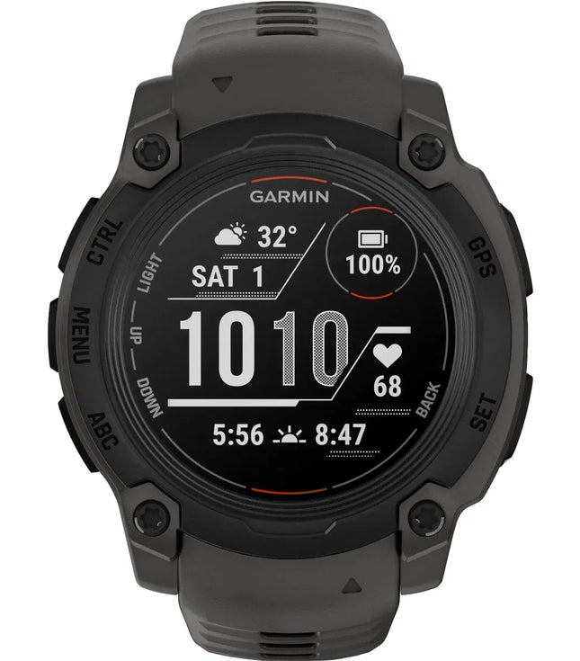 INSTINCT E - (40MM) BLACK, CHARCOAL BAND