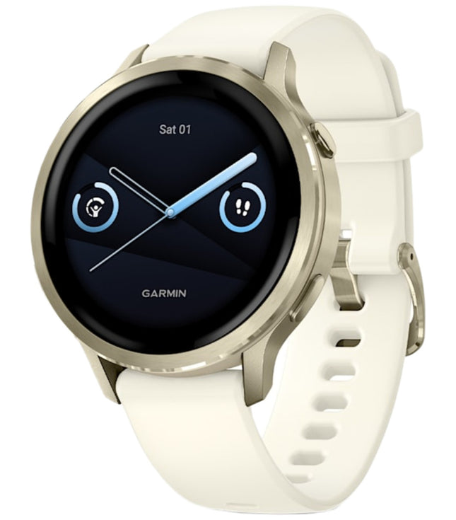 VENU - 4 (41MM) LUNAR GOLD WITH BONE SILICONE BAND