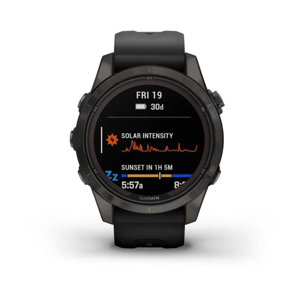 FENIX 7S PRO SAPPHIRE SOLAR CARBON GREY/ BLACK BAND