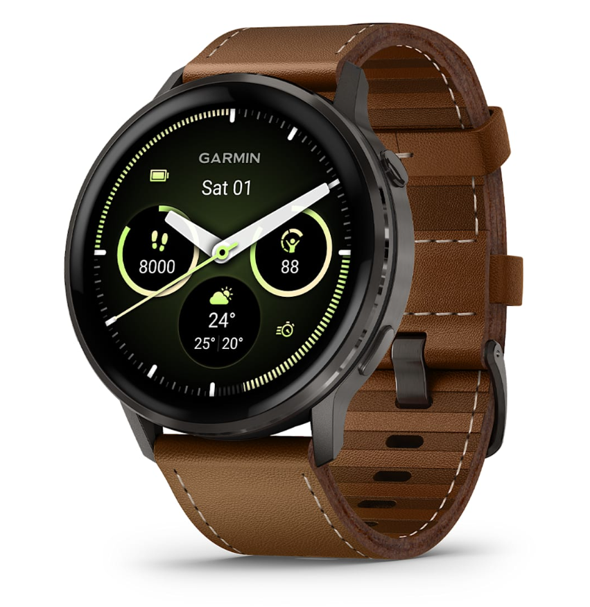 Venu® 4 - 45 mm Silver with Citron Silicone band